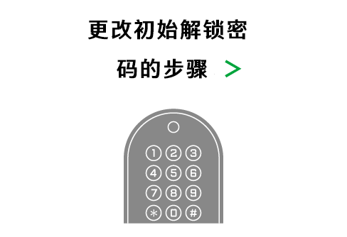 初期解錠パスワードの変更の流れ >