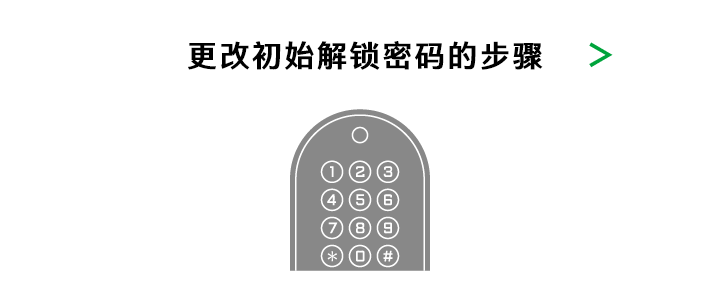 初期解錠パスワードの変更の流れ >